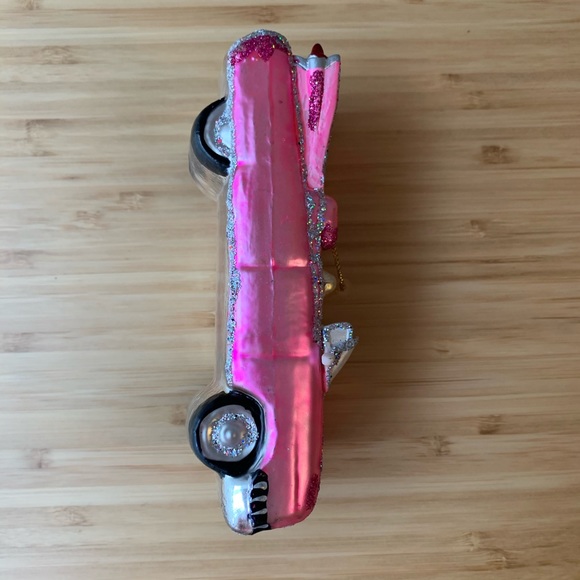 Pink Cadillac Christmas Tree Ornament (Bronners) - Picture 7 of 14